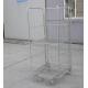 Low Carbon Steel Wire Rolling Container Retail Store Equipment Stackable