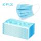 3 Ply Disposable Surgical Mask Filter Rating 95%-99% Class 2 Standard