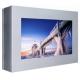 75 outdoor all weather proof LCD display VESA mount rugged digital signage with cooling fan built in airconditioner