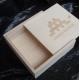 Wooden Chocolate box, candy box, slide lid box made in Paulownia wood, lasered