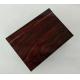 Rectangle Wood Grain Electrophoresis Aluminium Door Profiles , Normal Length 6m