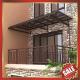excellent waterproofing rain sun patio gazebo balcony corridor porch aluminium awning canopy shelter cover shield shed