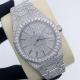 3Atm Water Resistant Iced Out Moissanite Watch Original VVS1 Buss Down Watch