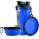 Pet Travel Water Collapsible Dog Bowls 2 In 1 Blue M Size