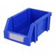 Simplify Warehouse Organization with Stackable Plastic Bins Open Front and Back Desig