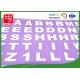 A to Z convenient word spell  alphabet letters Eco - Friendly Dirty resistance