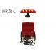 Car Shape Amusement Game Machines Hot Air Automatic Popcorn Popper With Cart