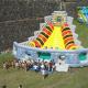 Voodoo Pyramid Large Inflatable Slides , 7m Height Kids Outdoor Slides