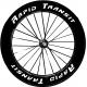 Durable Mountain Bike Wheel Stickers , Trek Decals For Bicycles Easy To Cut