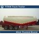 Powder material transportation cement tanker trailer with volume optional