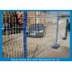 3D Curved Vinyl Coated Welded Wire Fence Panels For Sport Field Garden High Strength