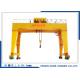 1.5 Ton Portal Mobile Gantry Crane , Adjustable Warehouse Gantry Crane