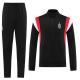 Twill Jacquard Mens Football Tracksuits 100% Polyester Soccer Training Suit