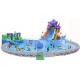 Giant Inflatable Water Park For Kids  / Inflatable Pool With Slides