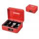 Colored Metal Cash Box Coin Storage Safe Security Box Holder Suitcase With Combination Lock
