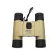 KD5 10X25 Compact Folding Binoculars Black Gold Color 6.25 Relative Brightness