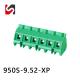 9.52mm Pitch 300V 30A PCB Terminal Block Connector 45 Degree Wire Connector