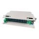 Electrostatic 24FO Cable Termination Patch Panel 2 Sliding Trays SC LC 19 ODF