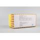 Yellow Color Coated Paper Box Glossy / Matte Lamination Finish 280 * 220 * 41MM