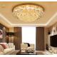 JYLIGHTING Crystal Ceiling Lamp Round Living Room Lamp Modern Simple Atmosphere European Restaurant Bedroom LED Ceiling Light