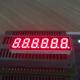 0.3 6 Digit 7 Segment Led Display Small Size Super Red Common Cathode Polarity