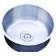 Round SUS304 Stainless Steel Kitchen Sink Single Bowl Kitchen Sink Press Kitchen Sink For Farmhouse