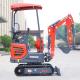 Adjustable Speed Mini Crawler Excavator 1.2T For Small Scale Projects
