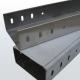 Trough Type Stainless Steel Cable Tray Max. 40kg/M2 Silver Customized Size