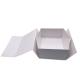 White Rigid Folding Gift Paper Box Packaging For Clothes And Shoes