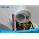 Eco Solvent PP Synthetic Paper , Adhesive Matte Polypropylene Film Rolls