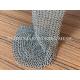 Galvanized Steel Round 0.53mm Metal Ring Mesh Chain Link Decoration Wire Fence