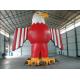 Customized red colour inflatable american eagle for advertising