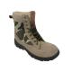 Suede Leather Work Boots / Mens Military Tactical Boots With Nylon Cloth