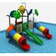 Aqua Park Water Playground Slides LLEPE Small Commercial Water Slide Customized