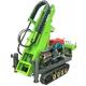 Small Rubber Crawler Solar Pile Driver Single Pump 1m - 30m Borehole Depth