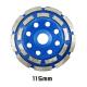 Granite Concrete Blue 115mm Double Row Cup Grinding Wheel 4.5 Inch