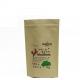 100% eco-friendly material new design custom kraft paper coffee bag with square bottom