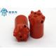 Red 32mm Tapered Button Bit For Granite Rock 50/55/65mm Skirt Body