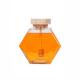 Wooden Lid 12 Oz 13.4oz Hexagon Glass Honey Jar Transparent