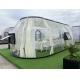 Panoramic Prefab Modular Dome Homes Transparent Star Room