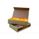 Silver Color Foil Stamping Cosmetic Box Packaging With Silk Inlay CMYK Printing