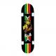 YOBANG OEM Punked Skateboards Rasta Lion Complete Skateboard - 7.75 x 32