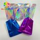 Cosmetics Hair Extension Plastic Pouches Packaging Reusable Mylar k Bag