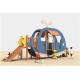 EN1176 Wooden Playground Equipment Children Wooden Jungle Gym