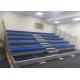 School Sport Hall Retractable Seating With Upholstered Bench Seating
