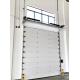 Steel Insulated Overhead Sectional Door with Security Lock Wind Resistant Design and Noise Reducing Finish