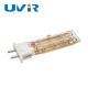 TC04 Gold Coating Twin Tube Infrared Lamps For Printing Machine 2s Heating