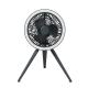 Outdoor Adjustable Camping Tent Fan With LED Lights Remote Control