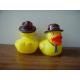 Phthalates Free Personalised Rubber Duck With Hat / Geologist / Desert Driver Design