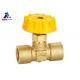 F X F Threaded Stop Valve Water Zinc Handle Nature Color 1.0MPa